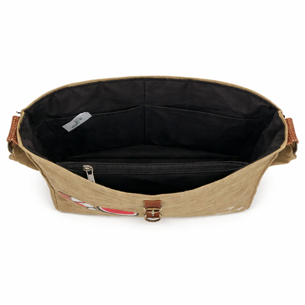 Beige Unisex Messenger Bag for Stylish Commuting 189
